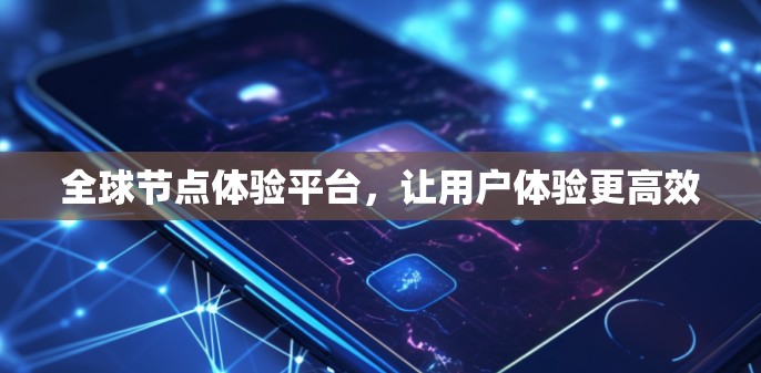 全球节点体验平台,让用户体验更高效