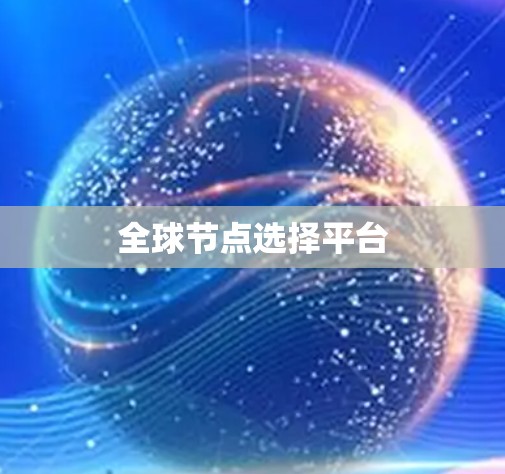 全球节点选择平台