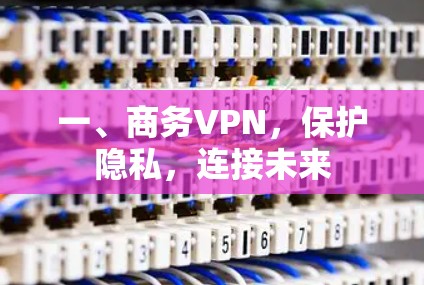 一、商务VPN,保护隐私,连接未来 一、商务VPN,保护隐私,连接未来
