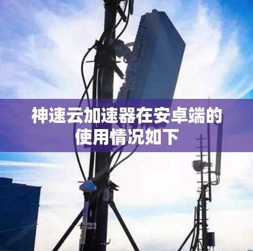 神速云加速器在安卓端的使用情况如下