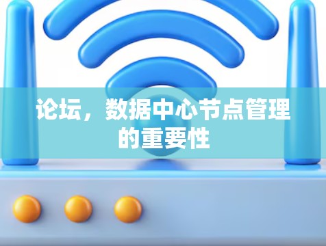 论坛,数据中心节点管理的重要性