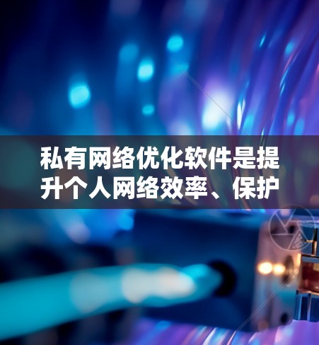私有网络优化软件是提升个人网络效率、保护隐私和安全的工具,其核心步骤包括以下几点 私有网络优化软件是提升个人网络效率、保护隐私和安全的工具,其核心步骤包括以下几点