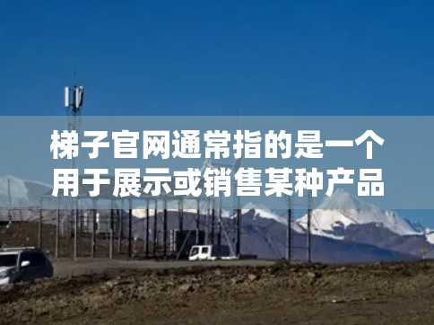 梯子官网通常指的是一个用于展示或销售某种产品、服务或信息的网站。以下是一些可能的步骤和方法来创建和维护一个梯子官网