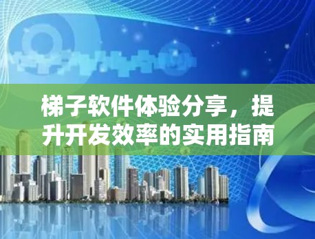 梯子软件体验分享，提升开发效率的实用指南