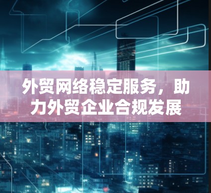 外贸网络稳定服务,助力外贸企业合规发展