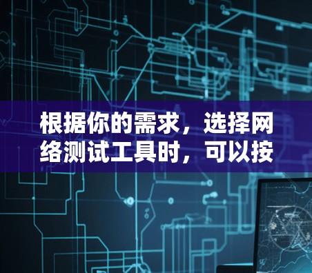 根据你的需求,选择网络测试工具时,可以按照以下步骤进行