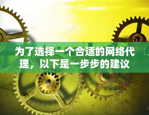 为了选择一个合适的网络代理，以下是一步步的建议和策略