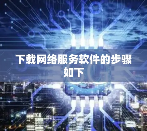 下载网络服务软件的步骤如下