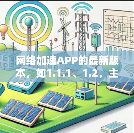 网络加速APP的最新版本，如1.1.1、1.2，主要功能包括快速下载、自动调整速度和智能加速等。具体功能和区别如下