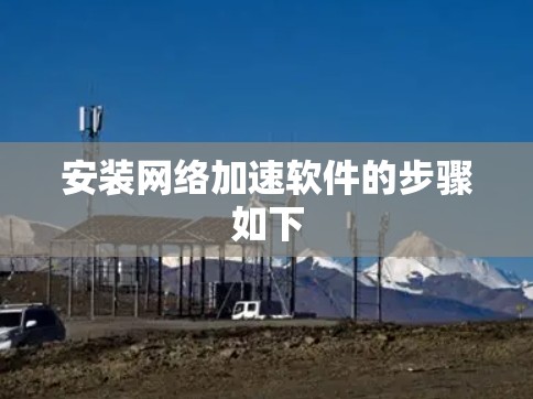 安装网络加速软件的步骤如下